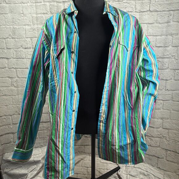 Polo Ralph Lauren Western Custom Fit Men's Shirt 2XL Button Up Long Sleeve NWT - Picture 8 of 9